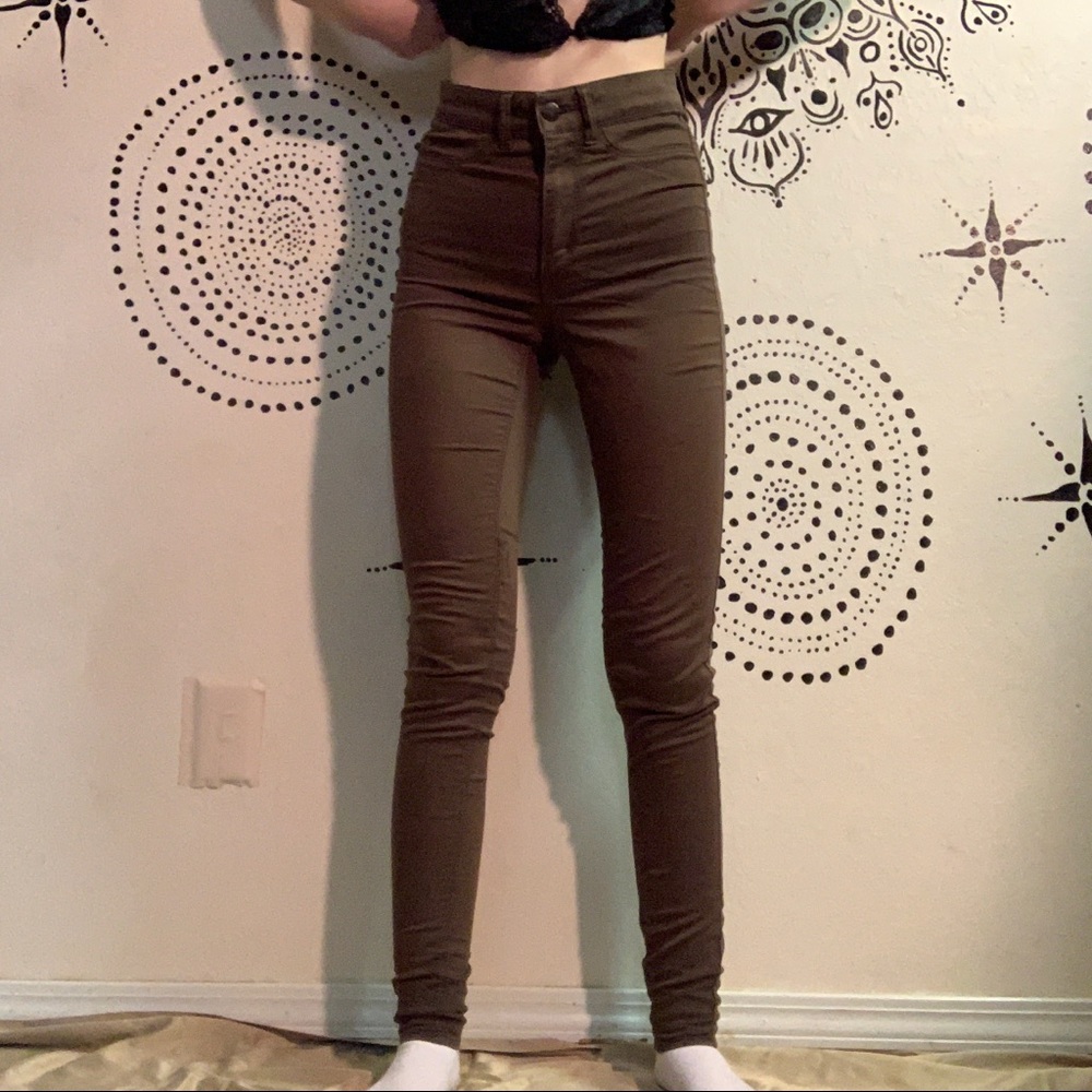 Ultra High Waisted Skinny Jeans